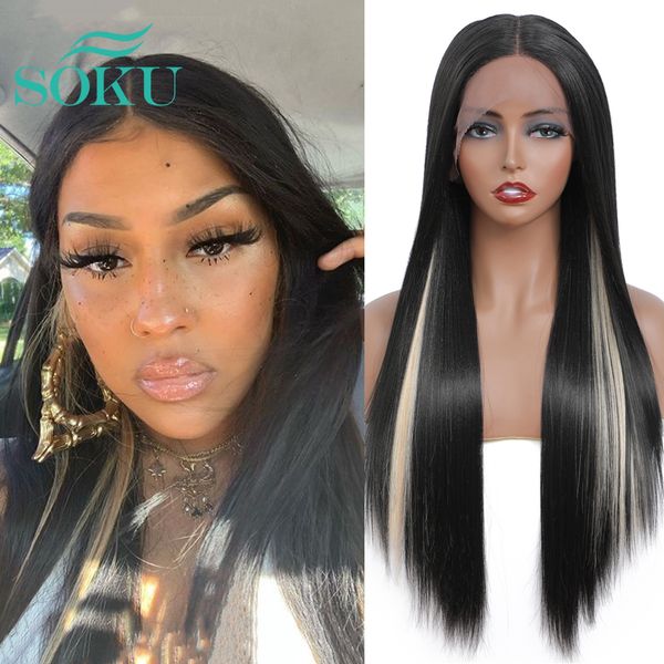 synthetic lace front wig yaki straight soku middle part 26 inches high temperature fiber natural lace wig for black women
synthetic lace front wig yaki straight soku middle part 26 inches high temperature fiber natural lace wig for black women