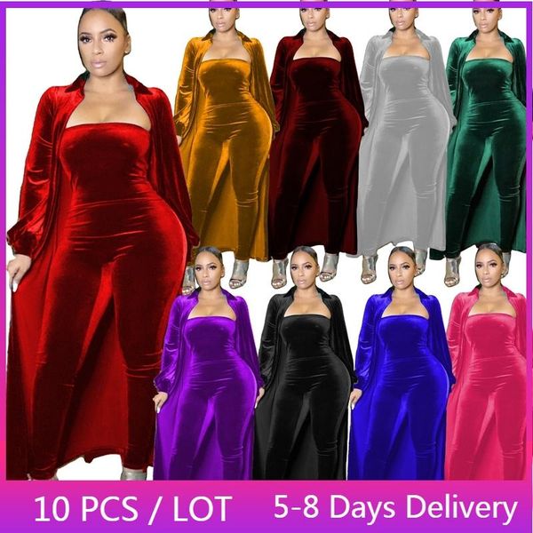 women's two piece pants wholesale items velvet set women winter clothes long cardigan and off shoulder jumpsuit 3xl plus size club outf, White
women's two piece pants wholesale items velvet set women winter clothes long cardigan and off shoulder jumpsuit 3xl plus size club outf, White