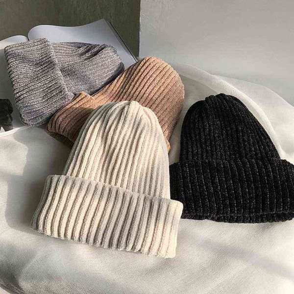 women winter double layer thicken chenille velvet beanie hat ribbed knitted simple solid color cuffed skull cap ear warmer y21111, Blue;gray
women winter double layer thicken chenille velvet beanie hat ribbed knitted simple solid color cuffed skull cap ear warmer y21111, Blue;gray
