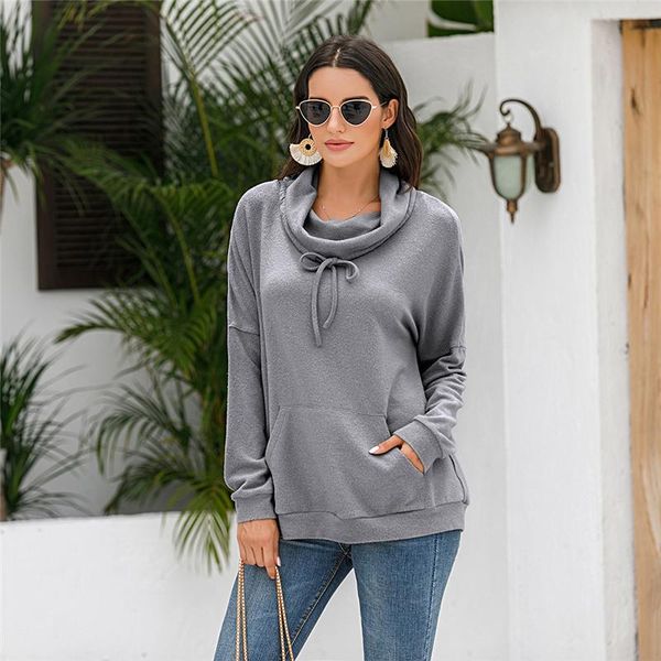 women's hoodies & sweatshirts autumn lady women loose long-sleeved solid color pullover casual, Black
women's hoodies & sweatshirts autumn lady women loose long-sleeved solid color pullover casual, Black