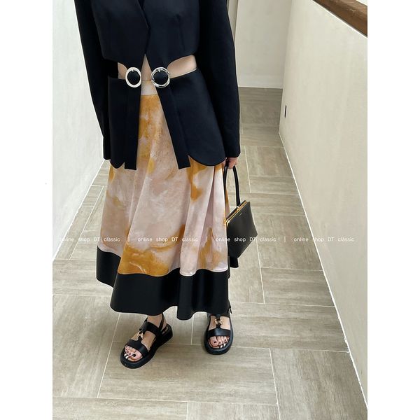 skirts trend dream dt edition orange stitched minority autumn 2021 women's long a-line skirt, Black
skirts trend dream dt edition orange stitched minority autumn 2021 women's long a-line skirt, Black