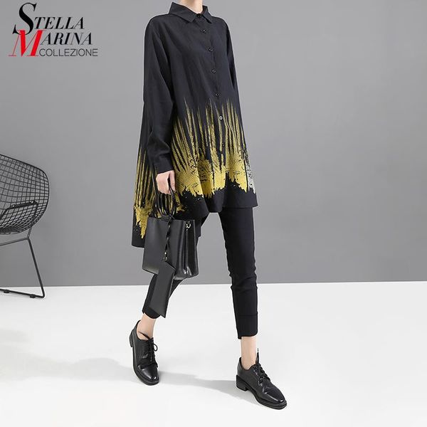 women's blouses & shirts 2021 korean women long sleeve black shirt blouse tie-dyed print lady stylish casual feminine chemise femme 546, White
women's blouses & shirts 2021 korean women long sleeve black shirt blouse tie-dyed print lady stylish casual feminine chemise femme 546, White