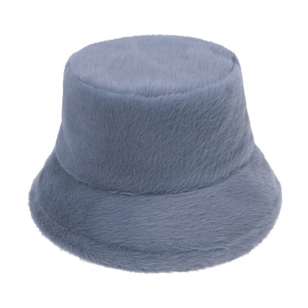 winter thickened mink hair pure color all-matching cover face plush fisherman hat japanese ins warm ear protection windproof bucket hat no., Blue;gray
winter thickened mink hair pure color all-matching cover face plush fisherman hat japanese ins warm ear protection windproof bucket hat no., Blue;gray