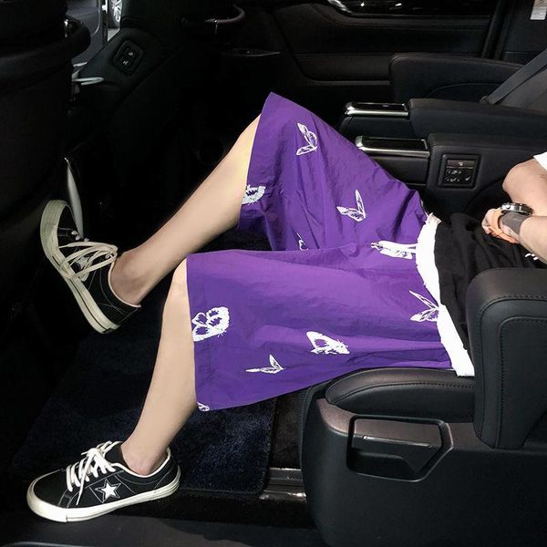 men's shorts summer loose hip hop couple short pants printing casual male 2021 fashion for man, White;black
men's shorts summer loose hip hop couple short pants printing casual male 2021 fashion for man, White;black