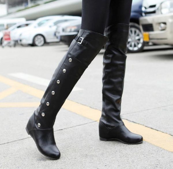 boots low heels leather women knee high shoes woman booties vintage ethic shoe chaussures femme zapatos mujer sapato sf1006, Black
boots low heels leather women knee high shoes woman booties vintage ethic shoe chaussures femme zapatos mujer sapato sf1006, Black