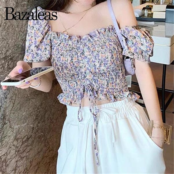 bazaleas chic floral print ropa mujer 2021 fashion drawstring blouse women harajuku vintage cropped blouse, White
bazaleas chic floral print ropa mujer 2021 fashion drawstring blouse women harajuku vintage cropped blouse, White
