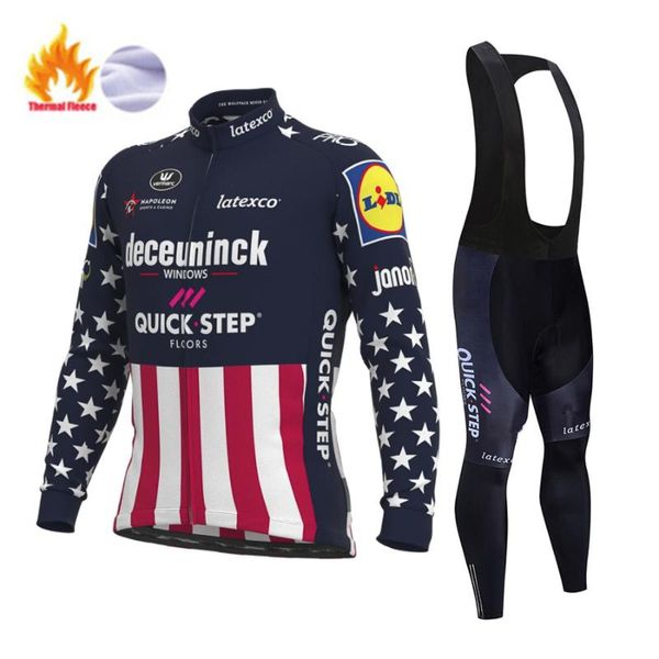 racing sets deceuninck quick step winter fleece cycling jersey set mountian bicycle clothes wear ropa ciclismo bike clothing, Black;blue
racing sets deceuninck quick step winter fleece cycling jersey set mountian bicycle clothes wear ropa ciclismo bike clothing, Black;blue