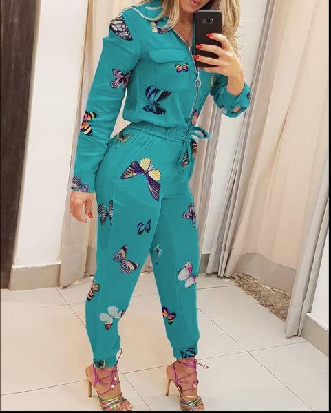 butterfly print zipper pocket design rompers women jumpsuit long sleeve slim fit lace up waist jumpsuits casual overalls, Black;white
butterfly print zipper pocket design rompers women jumpsuit long sleeve slim fit lace up waist jumpsuits casual overalls, Black;white