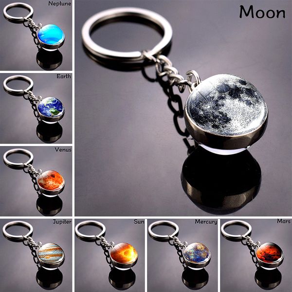 Fashion Glass Ball Key Chain Solar System Planet Keyring Space Keychain Moon Earth Sun Mars Art Picture Double Side Key Ring
Fashion Glass Ball Key Chain Solar System Planet Keyring Space Keychain Moon Earth Sun Mars Art Picture Double Side Key Ring