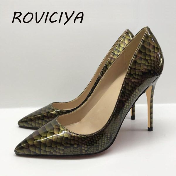 dress shoes silver gold blue green lady high heels brand snake pattern 10cm 12cm female qp083 roviciya, Black
dress shoes silver gold blue green lady high heels brand snake pattern 10cm 12cm female qp083 roviciya, Black