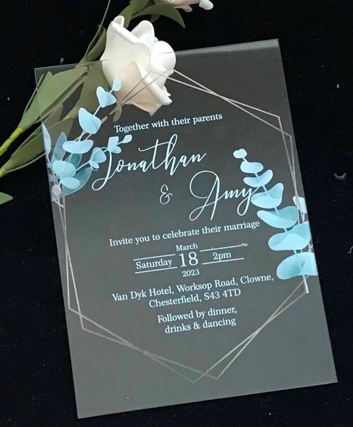 custom acrylic wedding invitation,diy greenery acrylic invite,faux gold eucalyptus invites,10pcs engagement invitations
custom acrylic wedding invitation,diy greenery acrylic invite,faux gold eucalyptus invites,10pcs engagement invitations