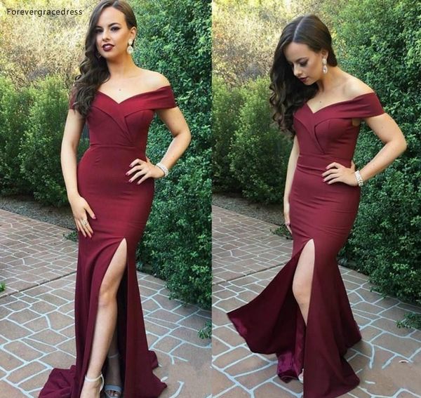 party dresses 2021 burgundy evening dress mermaid off shoulder split formal holidays wear graduation gown plus size, White;black
party dresses 2021 burgundy evening dress mermaid off shoulder split formal holidays wear graduation gown plus size, White;black