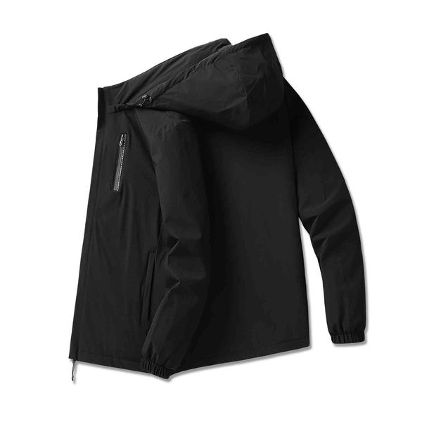 men's winter large size trendy sports casual padded cloth hooded men's coat thickened father's cotton, Black
men's winter large size trendy sports casual padded cloth hooded men's coat thickened father's cotton, Black
