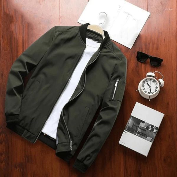 men's jackets flight bomber jacket fashion casual zipper closure trendy coat men a66, Black;brown
men's jackets flight bomber jacket fashion casual zipper closure trendy coat men a66, Black;brown