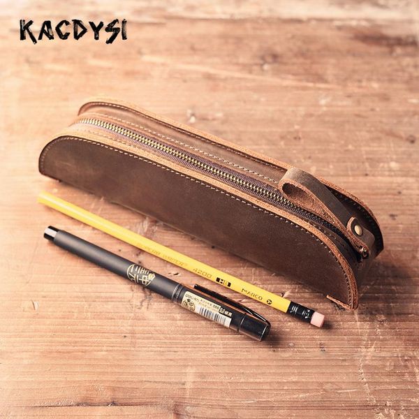 wallets handmade genuine cow leather vintage pen pencil pouch cases make up cosmetic bag stationery coin purse zipper, Red;black
wallets handmade genuine cow leather vintage pen pencil pouch cases make up cosmetic bag stationery coin purse zipper, Red;black