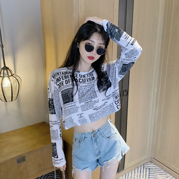 2021 new autumn fashion harajuku loose manga short shirt printed newspaper t-shirt tqgq, White
2021 new autumn fashion harajuku loose manga short shirt printed newspaper t-shirt tqgq, White