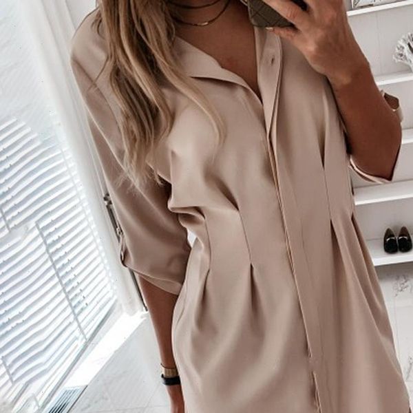 office lady shirtdress summer women long sleeve dress mini dress tunic vestidos mujer casual dresses streetwear shirt dress, Black;gray
office lady shirtdress summer women long sleeve dress mini dress tunic vestidos mujer casual dresses streetwear shirt dress, Black;gray