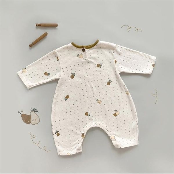 clothing sets arrival toddler baby romper pear cotton long sleeve born clothes set sleepwear printed fruit infant boys jumpsuit, White
clothing sets arrival toddler baby romper pear cotton long sleeve born clothes set sleepwear printed fruit infant boys jumpsuit, White