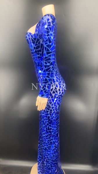 sparkly blue mirrors long dress women birthday celebrate outfit prom evening party dress female performance costume stage wear, Black;red
sparkly blue mirrors long dress women birthday celebrate outfit prom evening party dress female performance costume stage wear, Black;red