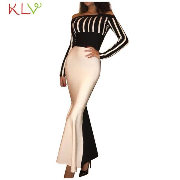 casual dresses striped dress bodycon long off shoulder formal work ladies evening party maxi sundress women clothes vestidos 20jan, Black;gray
casual dresses striped dress bodycon long off shoulder formal work ladies evening party maxi sundress women clothes vestidos 20jan, Black;gray