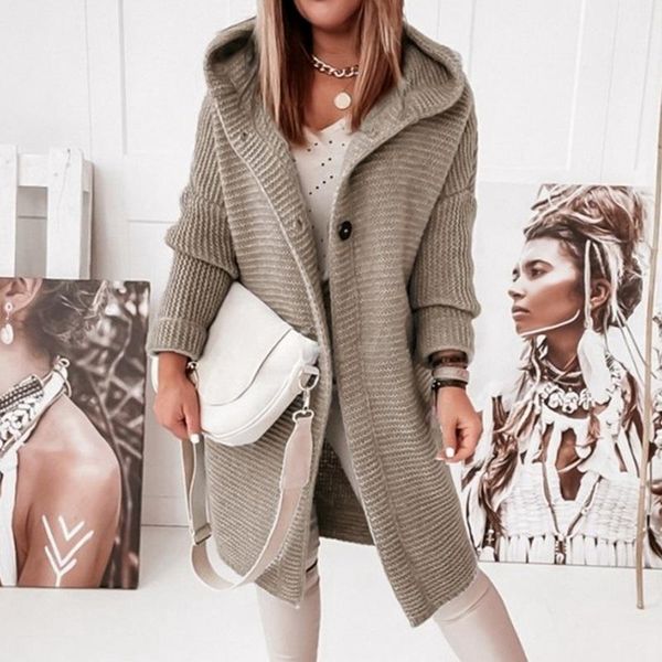 women's knits & tees mid-length all-match cardigan women korean fashion loose batwing sleeve sweaters autumn hooded sweater jacket, White
women's knits & tees mid-length all-match cardigan women korean fashion loose batwing sleeve sweaters autumn hooded sweater jacket, White