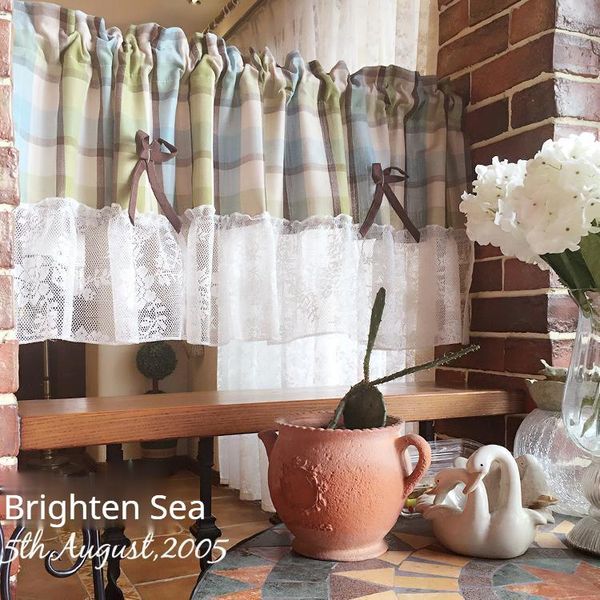 mediterranean lace short curtains american plaid bathroom coffee kitchen curtain with bowknot window valance screen decor
mediterranean lace short curtains american plaid bathroom coffee kitchen curtain with bowknot window valance screen decor