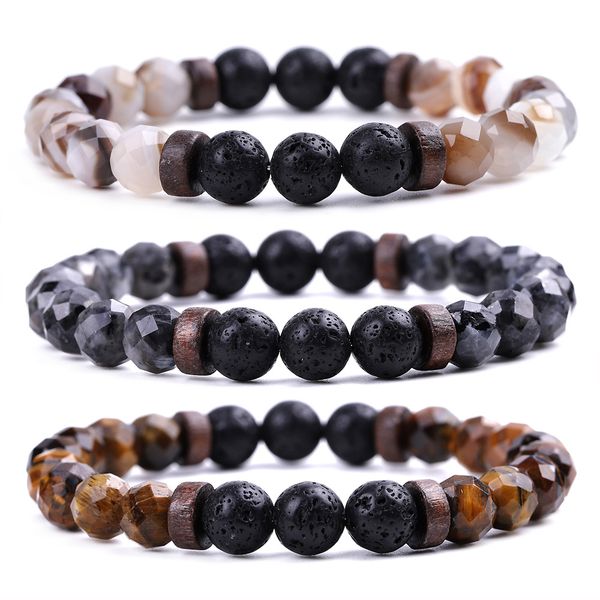 fashion men bracelet faceted natural stone wooden beaded 8mm tiger eye spectrolite buddha lava beads stretch bracelets women jewelry gift, Golden;silver
fashion men bracelet faceted natural stone wooden beaded 8mm tiger eye spectrolite buddha lava beads stretch bracelets women jewelry gift, Golden;silver