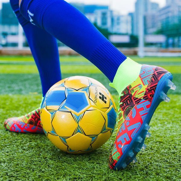 football boots outdoor sport sneakers men high tf/fg soccer shoes zapatillas futbol hombre training ankle sock botas cleats
football boots outdoor sport sneakers men high tf/fg soccer shoes zapatillas futbol hombre training ankle sock botas cleats