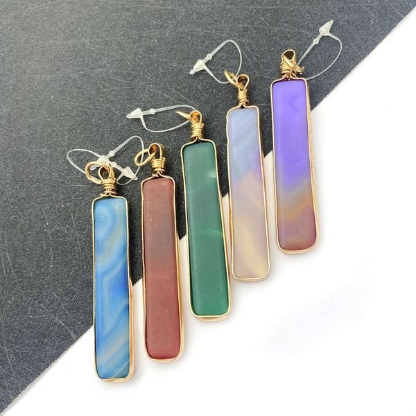 charms natural stone pendant rectangular jewelry multi-color edging for making necklaces and earrings charm accessories, Bronze;silver
charms natural stone pendant rectangular jewelry multi-color edging for making necklaces and earrings charm accessories, Bronze;silver