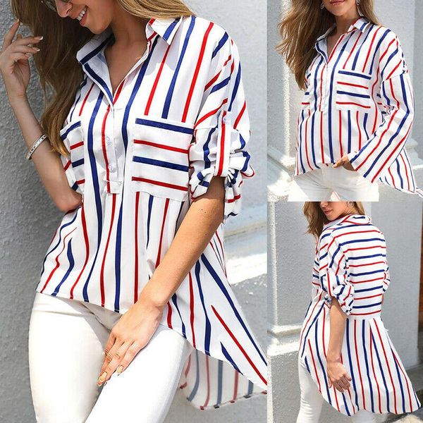 women's t-shirt women boho striped v-neck buttons fitted holiday plain long sleeve loose tee comfy pullover ladies casual work, White
women's t-shirt women boho striped v-neck buttons fitted holiday plain long sleeve loose tee comfy pullover ladies casual work, White