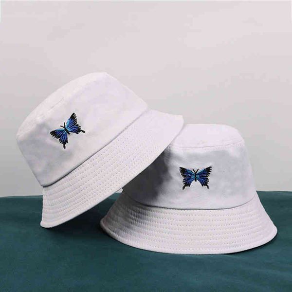 fashion blue butterfly embroidery bucket hat outdoor women hat beach visor sun cap foldable cotton bob panama caps, Blue;gray
fashion blue butterfly embroidery bucket hat outdoor women hat beach visor sun cap foldable cotton bob panama caps, Blue;gray