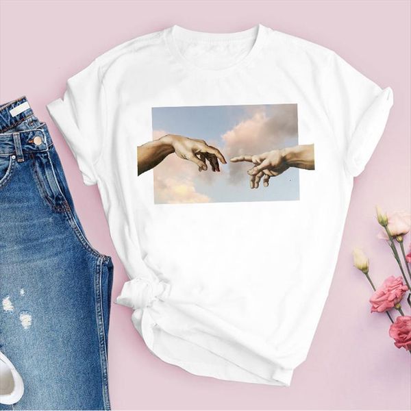 graphic aesthetic vintage kawaii hand womens t shirt 90s painting cartoon print lady tees clothing female, White
graphic aesthetic vintage kawaii hand womens t shirt 90s painting cartoon print lady tees clothing female, White
