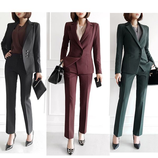 female spring and new autumn fashion stylish korean casual professional temperament solid little suit two-piece overalls zcqj, White;black
female spring and new autumn fashion stylish korean casual professional temperament solid little suit two-piece overalls zcqj, White;black