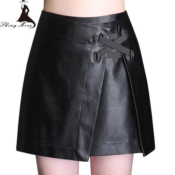 skirts shinymora lace up pu leather for women high waist spliced a line casual european style streetwear mini skirt m-4xl, Black
skirts shinymora lace up pu leather for women high waist spliced a line casual european style streetwear mini skirt m-4xl, Black