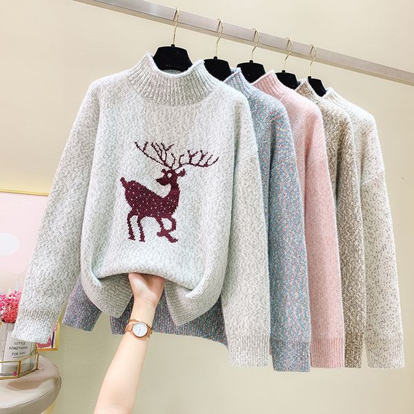 female fashion nightgown 2021 autumn and winter new imitation of velvet mink fawn sweater loose goh0, White;black
female fashion nightgown 2021 autumn and winter new imitation of velvet mink fawn sweater loose goh0, White;black