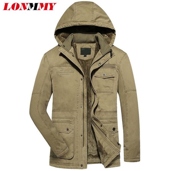 men's jackets lonmmy m-5xl winter jacket men thicker liner cotton windbreaker military hooded casual mens coats bomber army green, Black;brown
men's jackets lonmmy m-5xl winter jacket men thicker liner cotton windbreaker military hooded casual mens coats bomber army green, Black;brown