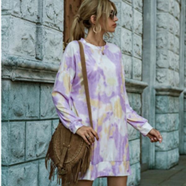 casual dresses autumn tie-dye sweatshirts dress women long sleeve loose sweatshirt female oversize fashion for, Black;gray
casual dresses autumn tie-dye sweatshirts dress women long sleeve loose sweatshirt female oversize fashion for, Black;gray