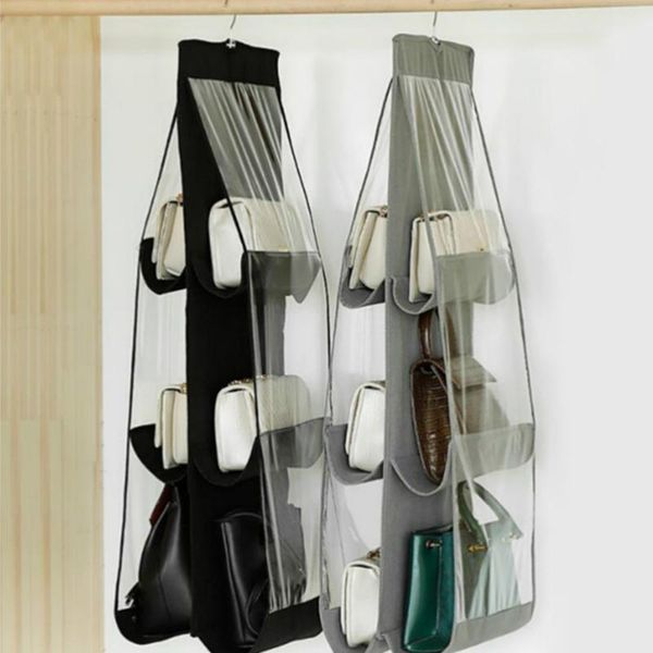 practical 6 pocket 35*90cm handbag storage hanging bag wardrobe closet transparent storage bag door household supplies cleaning
practical 6 pocket 35*90cm handbag storage hanging bag wardrobe closet transparent storage bag door household supplies cleaning
