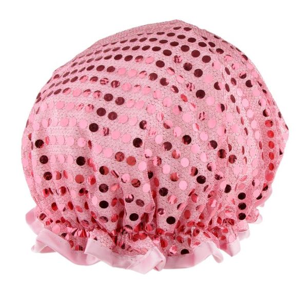 shower caps comfortable double layer bath cap with elastic band , salon spa hat -reusable & waterproof
shower caps comfortable double layer bath cap with elastic band , salon spa hat -reusable & waterproof