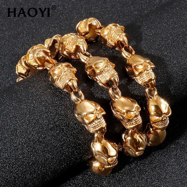 chains 2021 punk gothic stainless steel skull necklace link golden wild hip hop personality men's bohemian jewelry, Silver
chains 2021 punk gothic stainless steel skull necklace link golden wild hip hop personality men's bohemian jewelry, Silver