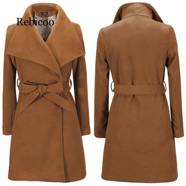 women's wool & blends woolen coat long design 2021 winter casual pure plus size s- ladies, Black
women's wool & blends woolen coat long design 2021 winter casual pure plus size s- ladies, Black