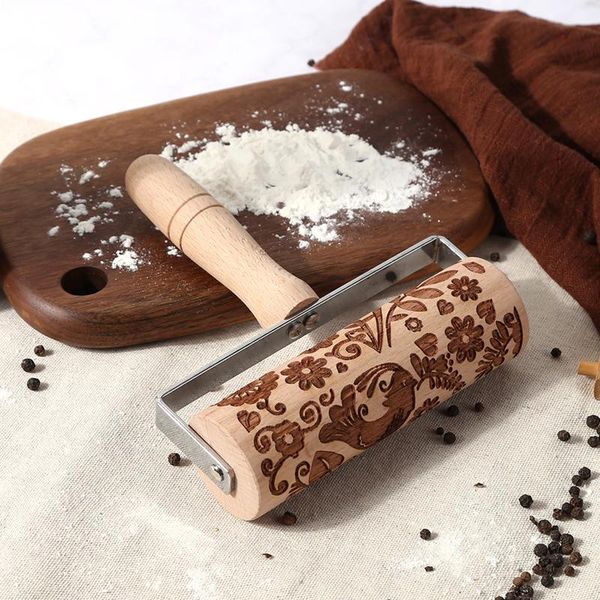 baking & pastry tools christmas printed rolling pin with carved flowers birds handle wooden engraved for diy cookie pastr
baking & pastry tools christmas printed rolling pin with carved flowers birds handle wooden engraved for diy cookie pastr