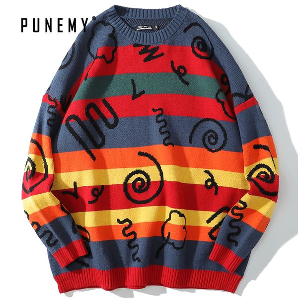 2021 new pullover men clothing spandex o-neck oversize hip hop streetwear harajuku lgbt raiow pattern casual mens sweater 1vf3, White;black
2021 new pullover men clothing spandex o-neck oversize hip hop streetwear harajuku lgbt raiow pattern casual mens sweater 1vf3, White;black