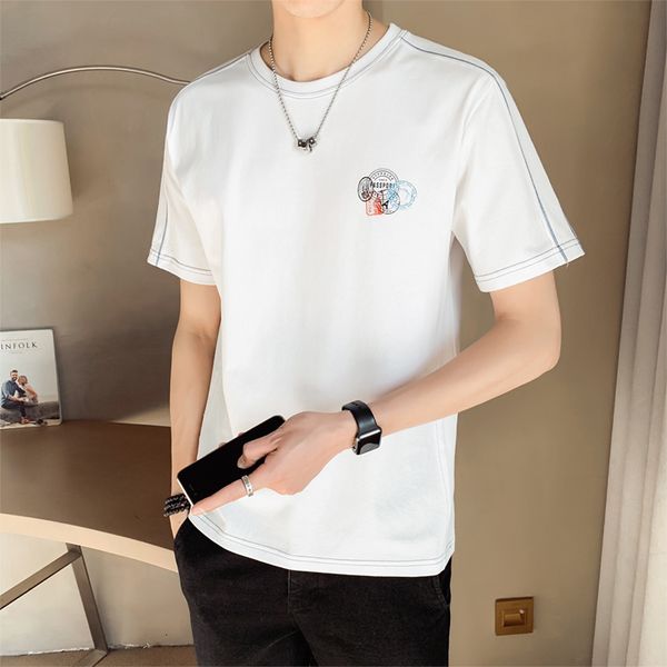 2021 Vero New Nova Impresso Algodo Camisas Dos Homens Roupas De Manga Curta Moda Gola Redonda Magro Ajuste Casual Camisa t Homme GYH3, Black;brown
2021 Vero New Nova Impresso Algodo Camisas Dos Homens Roupas De Manga Curta Moda Gola Redonda Magro Ajuste Casual Camisa t Homme GYH3, Black;brown
