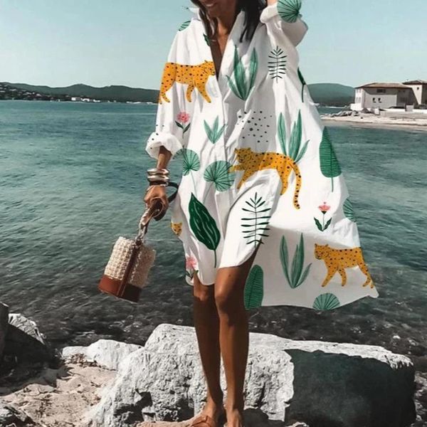 2021 new women casual cat print shirt spring long sleeve elegant buttons party sleepwear plus size female vestido 8xxr, Black;gray
2021 new women casual cat print shirt spring long sleeve elegant buttons party sleepwear plus size female vestido 8xxr, Black;gray