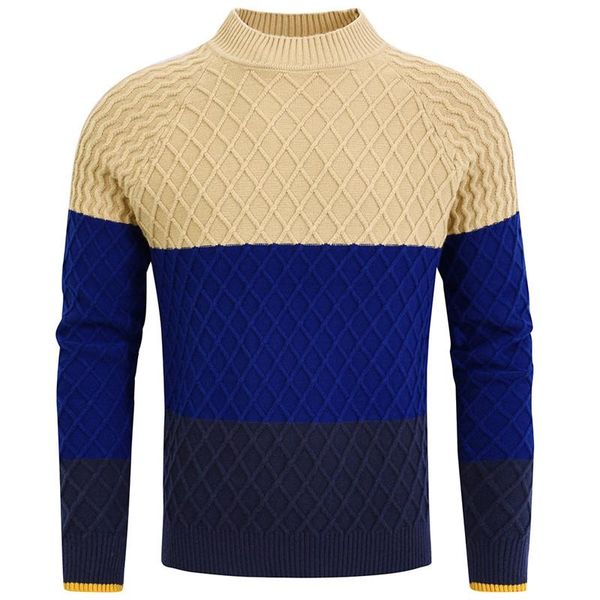men's sweaters erenejian fashion knitted sweater 3 colors patchwork 2021 pullover jumpers stand collar clothing, White;black
men's sweaters erenejian fashion knitted sweater 3 colors patchwork 2021 pullover jumpers stand collar clothing, White;black