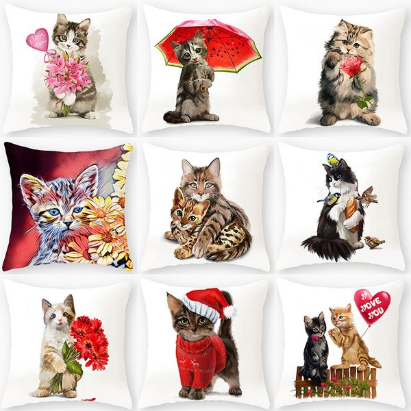 cat cute pattern polyester throw pillow living room cushion cover car home decoration sofa bed decorative
cat cute pattern polyester throw pillow living room cushion cover car home decoration sofa bed decorative