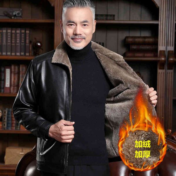 2021 spring and autumn winter fur men pu plus plush thickened one dad casual leather jacket, Black;brown
2021 spring and autumn winter fur men pu plus plush thickened one dad casual leather jacket, Black;brown