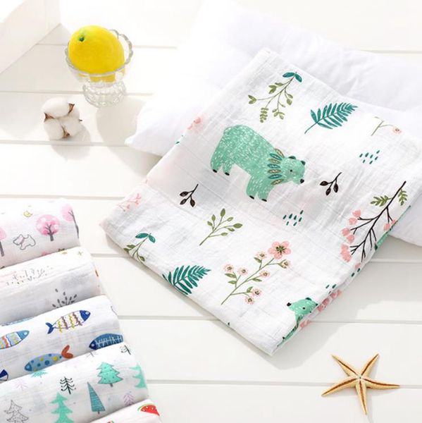 muslin baby swaddle blanket soft gauze newborn wraps double layer infant bath towel children sleepsack stroller cover play mat 37 style 6461
muslin baby swaddle blanket soft gauze newborn wraps double layer infant bath towel children sleepsack stroller cover play mat 37 style 6461