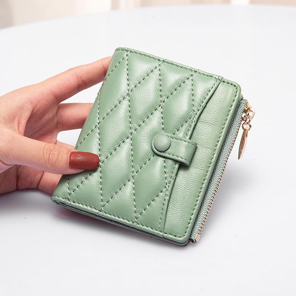 buckle leather wallet thin ladies 2021 holder card wallet genuine short sheepskin rhomboid wallet women cjswm, Red;black
buckle leather wallet thin ladies 2021 holder card wallet genuine short sheepskin rhomboid wallet women cjswm, Red;black